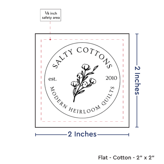PPLR_HIDDEN_PRODUCT Print your Logo or Image on FLAT Cotton Tags