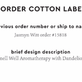 PPLR_HIDDEN_PRODUCT Reorder Previous Label Design - COTTON