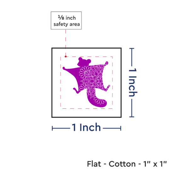 PPLR_HIDDEN_PRODUCT Print your Logo or Image on FLAT Cotton Tags