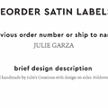 PPLR_HIDDEN_PRODUCT Reorder Previous Label Design - SATIN