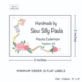 PPLR_HIDDEN_PRODUCT Thread and Flowers (2"x3" Cotton - 12 labels/set)