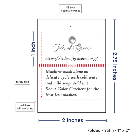 PPLR_HIDDEN_PRODUCT Print your Logo or Image on Satin Tags (2" wide - Satin)
