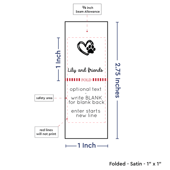PPLR_HIDDEN_PRODUCT Heart and Paw Print (1" wide - Satin)