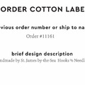 PPLR_HIDDEN_PRODUCT Reorder Previous Label Design - COTTON