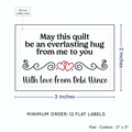 PPLR_HIDDEN_PRODUCT Double Heart Quote (2"x3" Cotton - 12 labels/set)