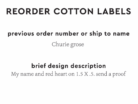 PPLR_HIDDEN_PRODUCT Reorder Previous Label Design - COTTON