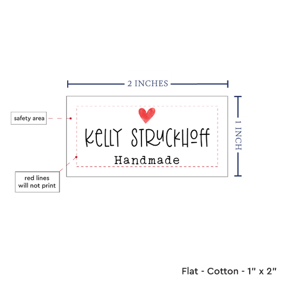 PPLR_HIDDEN_PRODUCT Simple Heart (2"x1"-Cotton)
