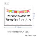 PPLR_HIDDEN_PRODUCT Colorful Banner (2"x3" Cotton - 12 labels/set)