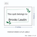 PPLR_HIDDEN_PRODUCT Leaf Quote (2"x3" Cotton - 12 labels/set)