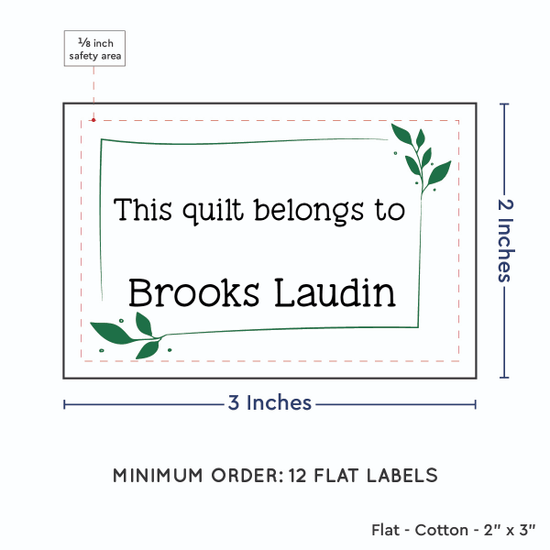 PPLR_HIDDEN_PRODUCT Leaf Quote (2"x3" Cotton - 12 labels/set)
