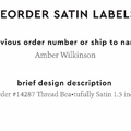 PPLR_HIDDEN_PRODUCT Reorder Previous Label Design - SATIN