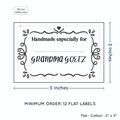 PPLR_HIDDEN_PRODUCT Swirl Accent Border with Fill in Blanks (2"x3" Cotton - 12 labels/set)
