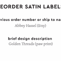 PPLR_HIDDEN_PRODUCT Reorder Previous Label Design - SATIN