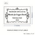 PPLR_HIDDEN_PRODUCT Swirl Accent Border (2"x3" Cotton - 12 labels/set)