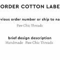 PPLR_HIDDEN_PRODUCT Reorder Previous Label Design - COTTON