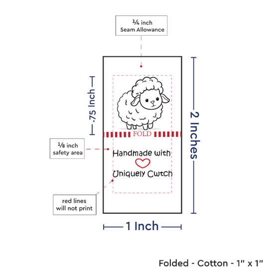 PPLR_HIDDEN_PRODUCT Print Your Logo or Image on FOLDED Cotton Tags