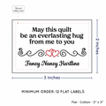 PPLR_HIDDEN_PRODUCT Double Heart Quote (2"x3" Cotton - 12 labels/set)