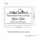 PPLR_HIDDEN_PRODUCT Winter Bird (2"x3" Cotton - 12 labels/set)