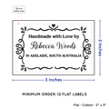 PPLR_HIDDEN_PRODUCT Swirl Accent Border (2"x3" Cotton - 12 labels/set)
