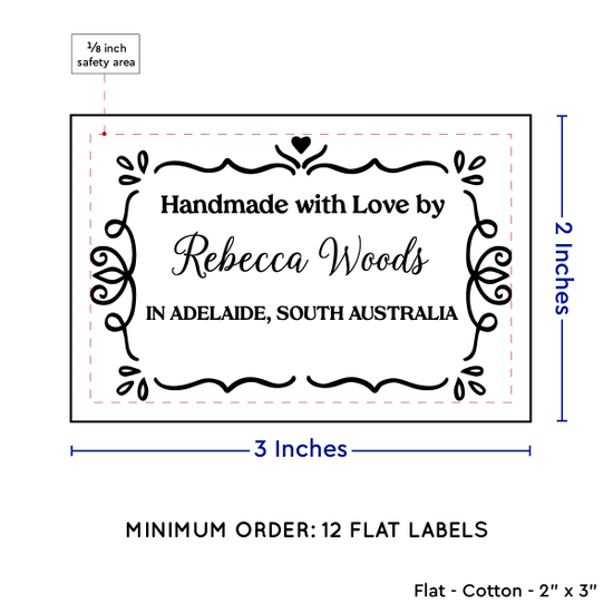 PPLR_HIDDEN_PRODUCT Swirl Accent Border (2"x3" Cotton - 12 labels/set)