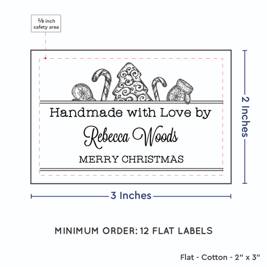 PPLR_HIDDEN_PRODUCT Holiday Treats (2"x3" Cotton - 12 labels/set)