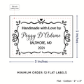 PPLR_HIDDEN_PRODUCT Swirl Accent Border (2"x3" Cotton - 12 labels/set)