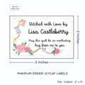 PPLR_HIDDEN_PRODUCT Thread and Flowers (2"x3" Cotton - 12 labels/set)