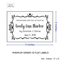 PPLR_HIDDEN_PRODUCT Swirl Accent Border (2"x3" Cotton - 12 labels/set)
