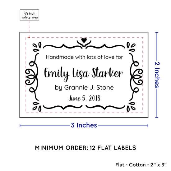 PPLR_HIDDEN_PRODUCT Swirl Accent Border (2"x3" Cotton - 12 labels/set)