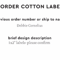 PPLR_HIDDEN_PRODUCT Reorder Previous Label Design - COTTON