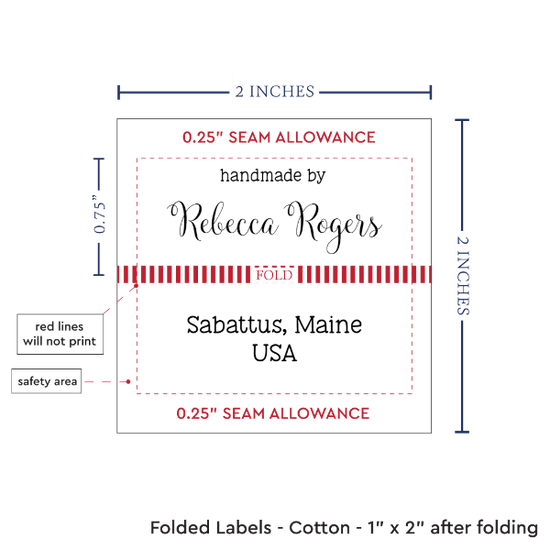 PPLR_HIDDEN_PRODUCT Simple Text Label (2"x1"-Cotton)