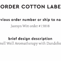 PPLR_HIDDEN_PRODUCT Reorder Previous Label Design - COTTON