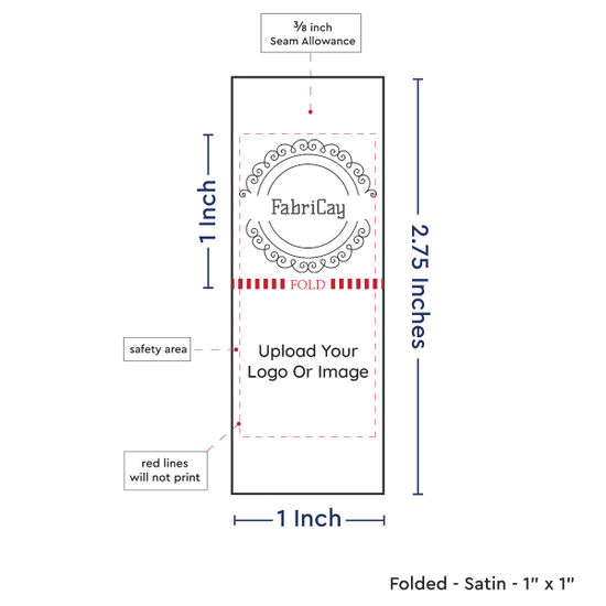 PPLR_HIDDEN_PRODUCT Print Your Logo/Image on Satin Tags (1" wide - Satin)