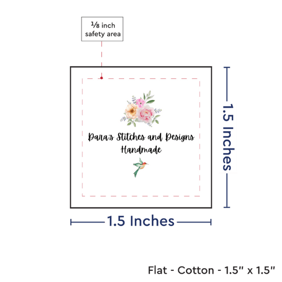 PPLR_HIDDEN_PRODUCT Print your Logo or Image on FLAT Cotton Tags