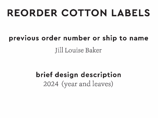 PPLR_HIDDEN_PRODUCT Reorder Previous Label Design - COTTON