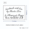 PPLR_HIDDEN_PRODUCT Double Heart Border (2"x3" Cotton - 12 labels/set)