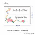 PPLR_HIDDEN_PRODUCT Thread and Flowers with Fill in Blanks (2"x3" Cotton - 12 labels/set)