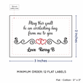 PPLR_HIDDEN_PRODUCT Double Heart Quote (2"x3" Cotton - 12 labels/set)
