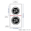 PPLR_HIDDEN_PRODUCT Print Your Logo or Image on FOLDED Cotton Tags