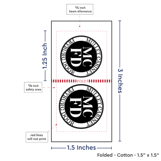 PPLR_HIDDEN_PRODUCT Print Your Logo or Image on FOLDED Cotton Tags