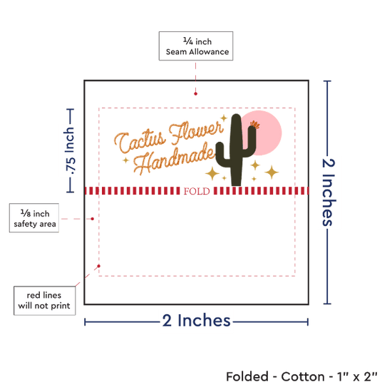 PPLR_HIDDEN_PRODUCT Print Your Logo or Image on FOLDED Cotton Tags