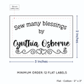 PPLR_HIDDEN_PRODUCT Double Heart Border (2"x3" Cotton - 12 labels/set)
