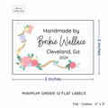 PPLR_HIDDEN_PRODUCT Thread and Flowers (2"x3" Cotton - 12 labels/set)
