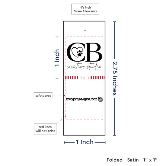 PPLR_HIDDEN_PRODUCT Print Your Logo/Image on Satin Tags (1" wide - Satin)