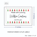 PPLR_HIDDEN_PRODUCT Christmas Trees (2"x3" Cotton - 12 labels/set)