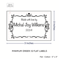 PPLR_HIDDEN_PRODUCT Swirl Accent Border (2"x3" Cotton - 12 labels/set)