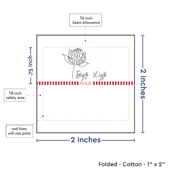 PPLR_HIDDEN_PRODUCT Print Your Logo or Image on FOLDED Cotton Tags