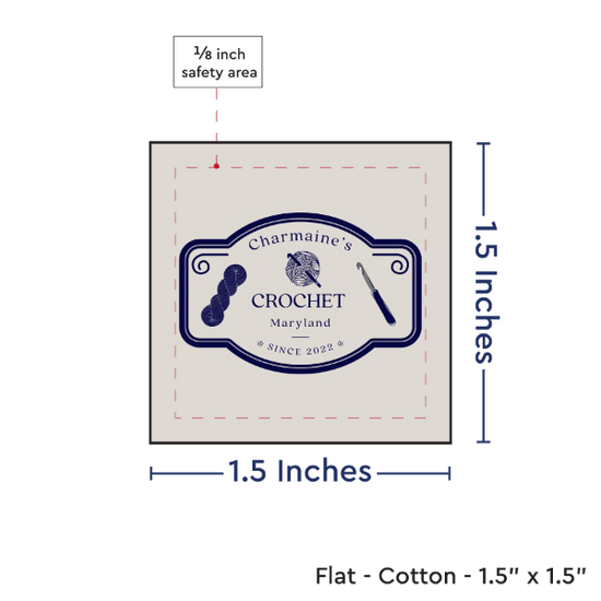 PPLR_HIDDEN_PRODUCT Print your Logo or Image on FLAT Cotton Tags