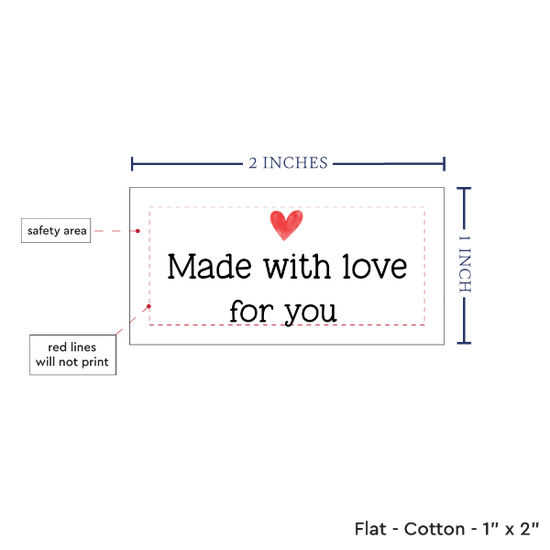 PPLR_HIDDEN_PRODUCT Simple Heart (2"x1"-Cotton)