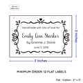 PPLR_HIDDEN_PRODUCT Swirl Accent Border (2"x3" Cotton - 12 labels/set)